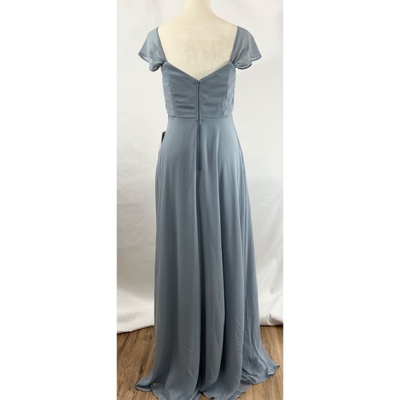 Birdy Grey Spence Dusty Blue Formal Dress - Size: Small - Picture 4 of 12